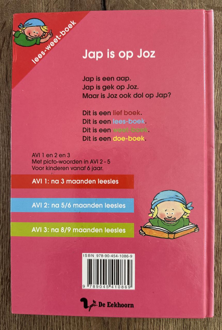 Lees-weet-boek Jap is op Joz