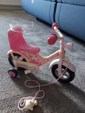 Te Koop poppen fiets + pop
