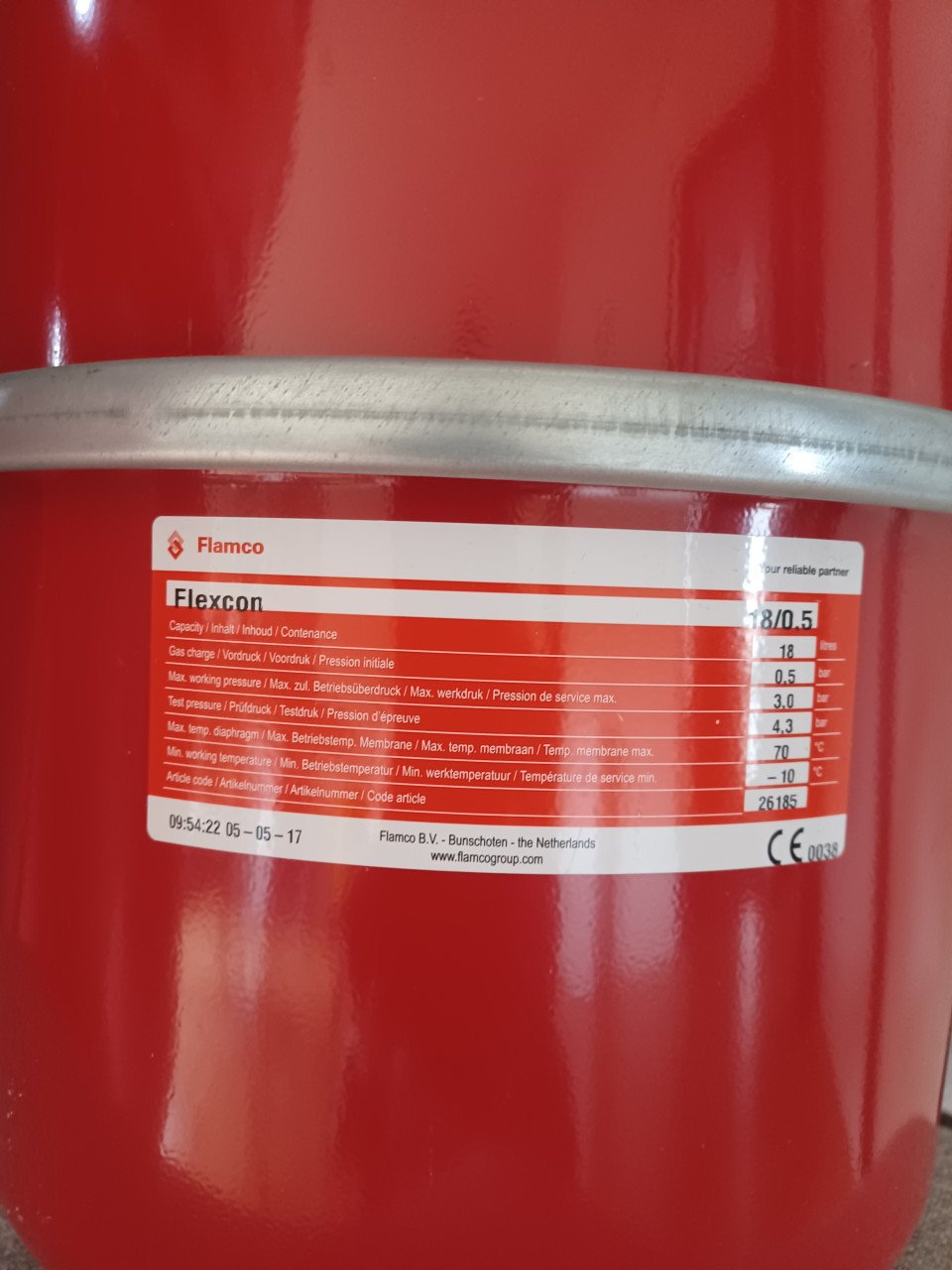 Expensievat Flamco Flexcon 18 liter