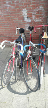 4 wielrenfietsen racefiets Retro Vintage