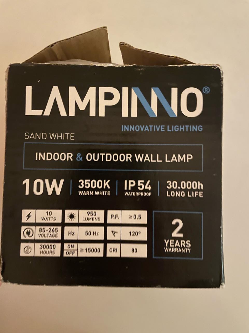 Witte kubus lamp te koop