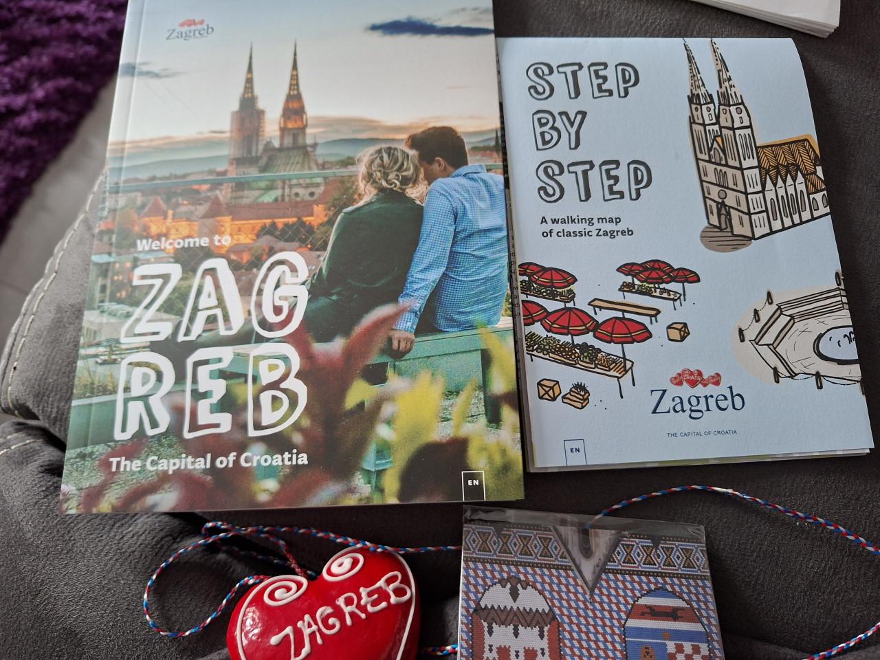 Zagreb stadsgids en kaart