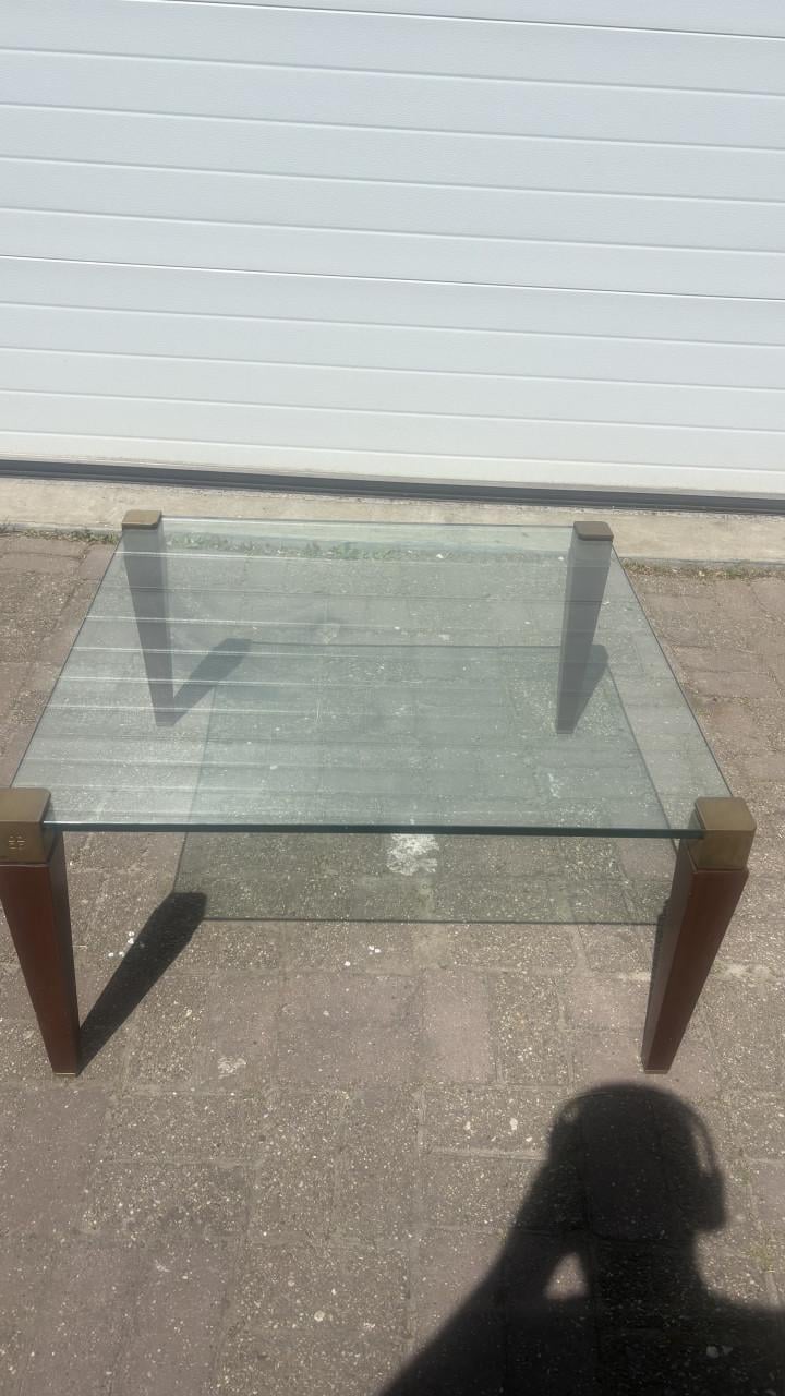 Glazen salontafel