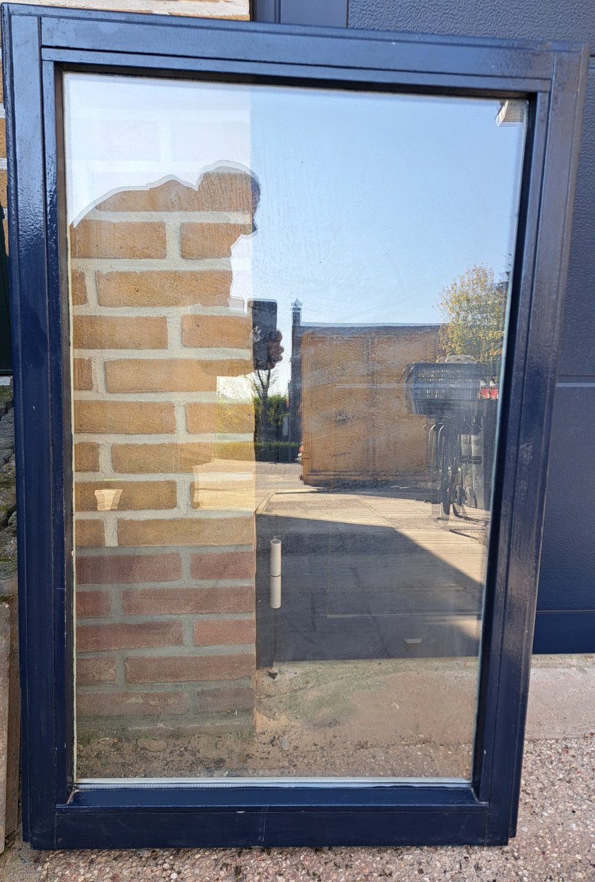 2x Raam met dubbelglas