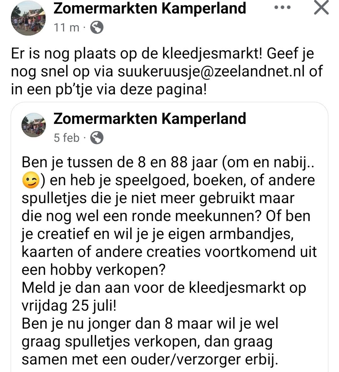 Kamperlandse dagen.