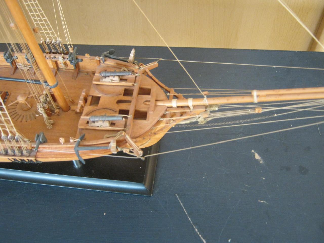Scheepsmodel Franse brik.