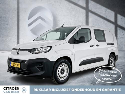 Citroen Ë-berlingo 136 pk flex crewcab l2 50 kwh dubbelcabine!! | 5 zits | 