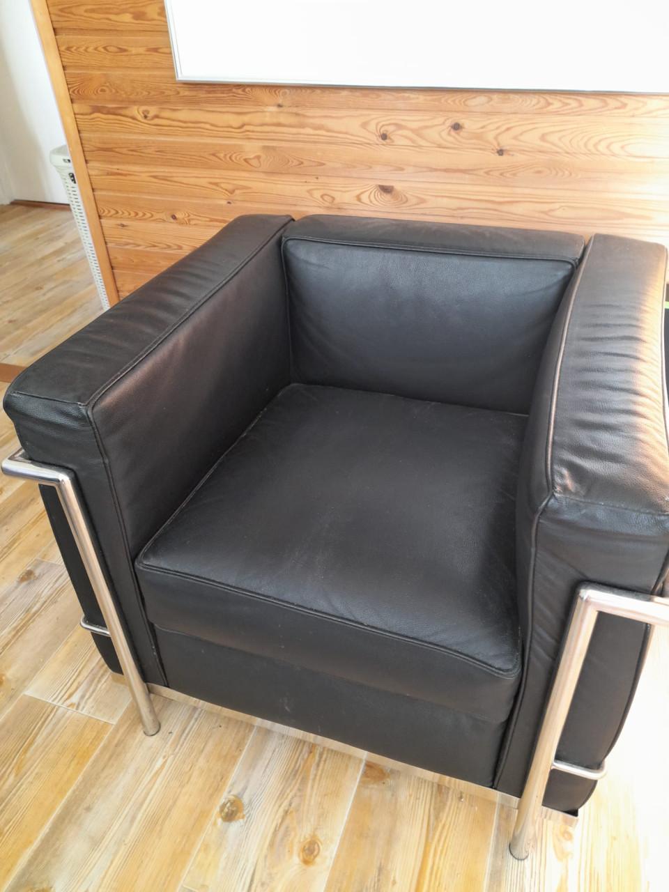 Lederen fauteuil