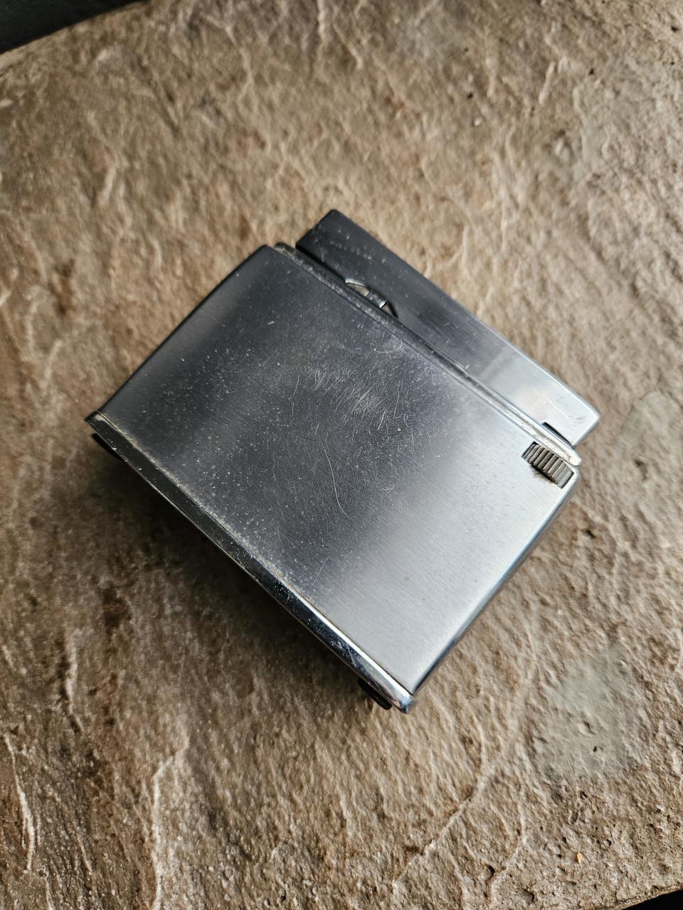 Mooie grote vintage butane tafelaansteker merk Fisher...