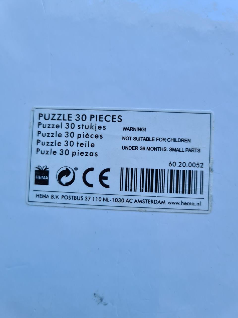 Boerderij puzzel 30 stukjes van Bieco