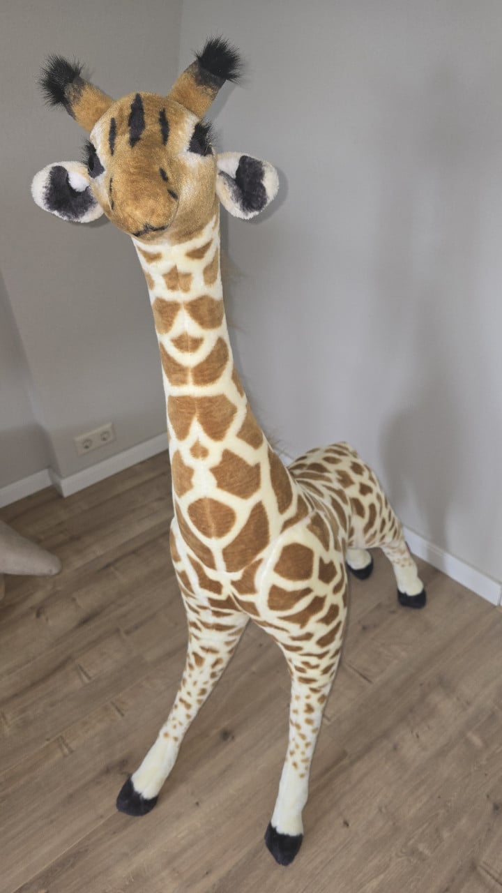 Giraffe knuffel +- 150 cm