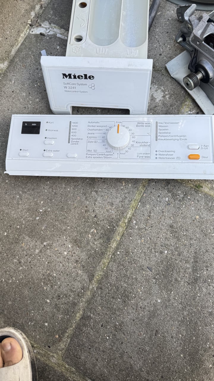 Miele wasmachine onderdellen