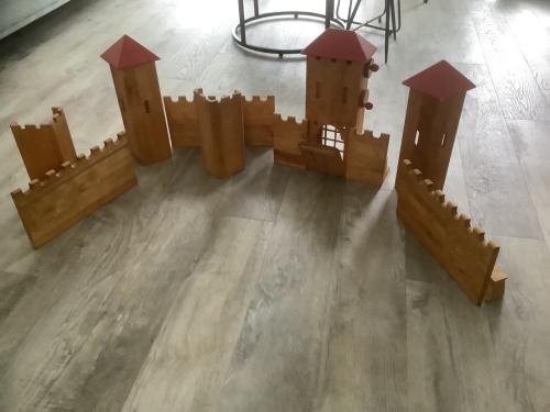 Grote houten Kasteelstukken