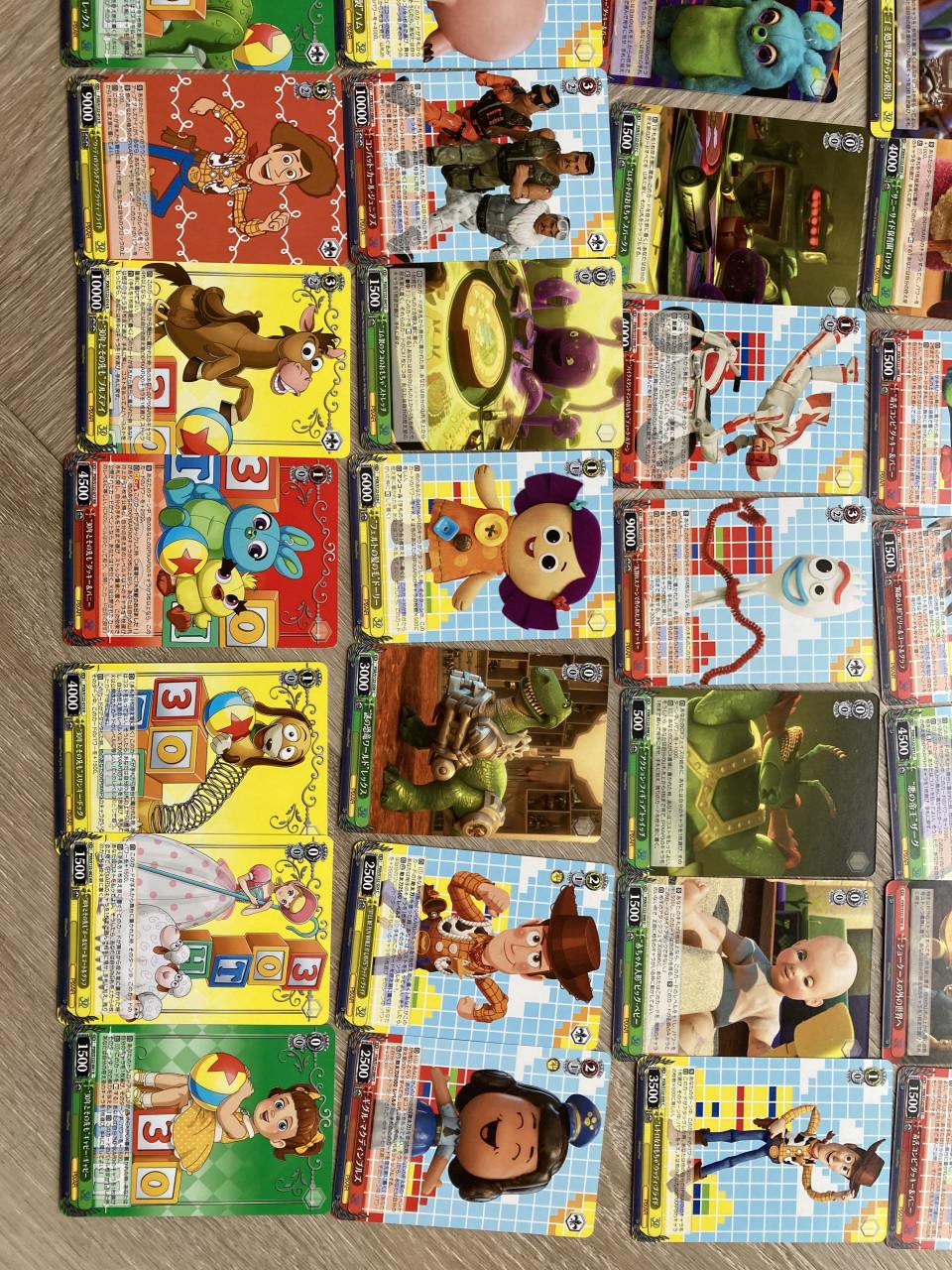 70 Weiss Schwarz Disney Pixar Toy Story kaarten