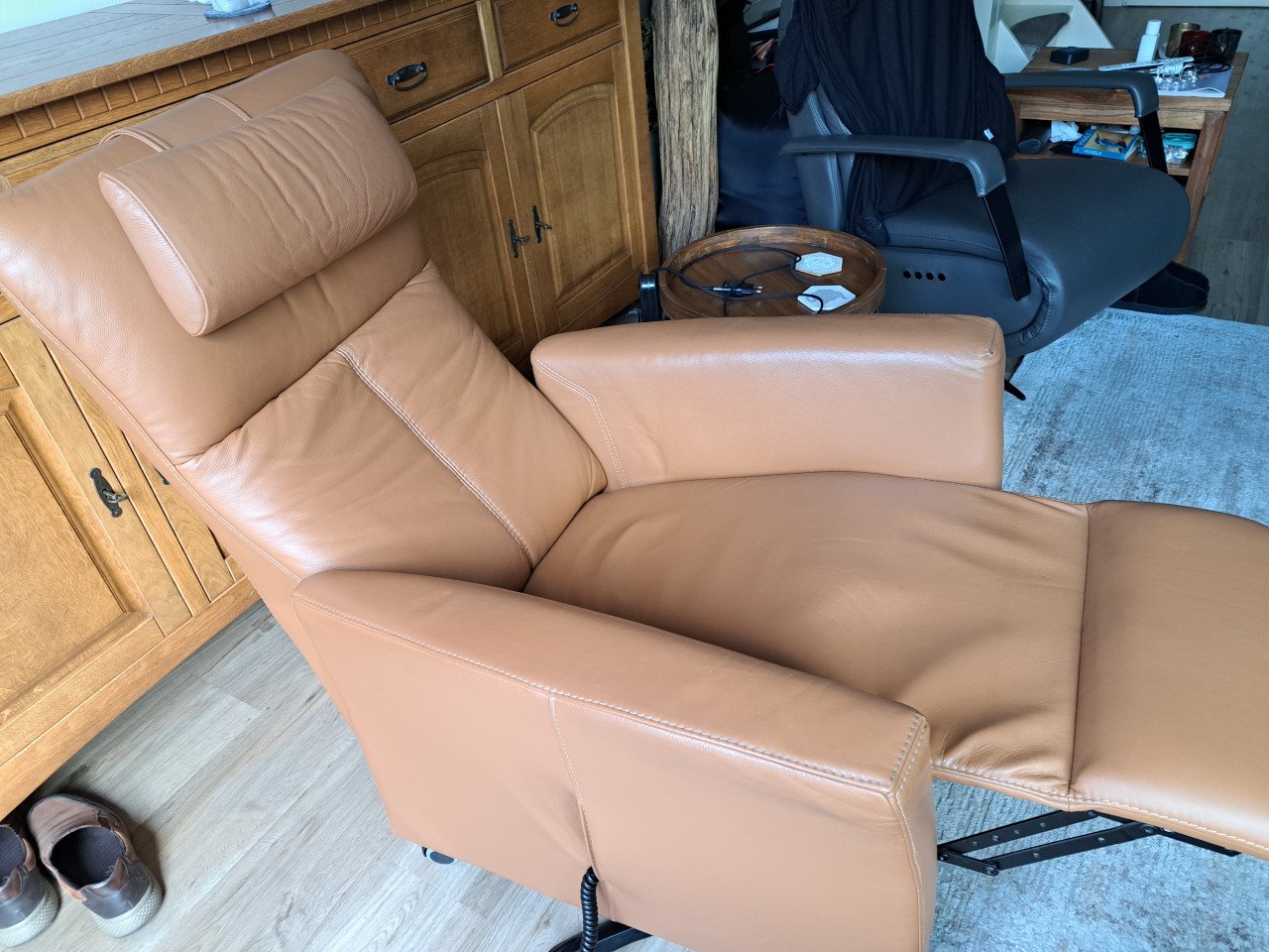 Relaxstoel met sta- op functie