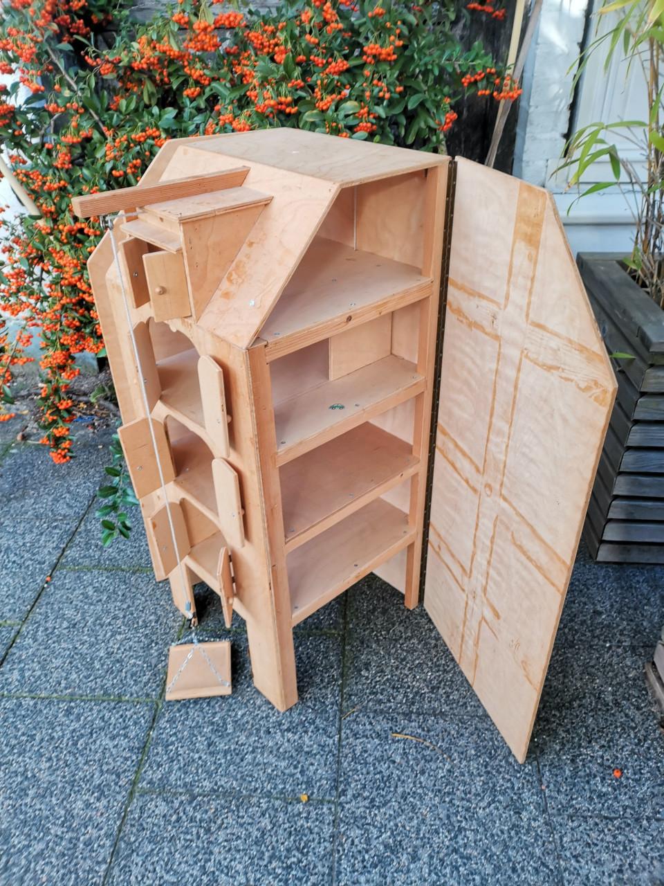 Leuk houten speelpakhuis