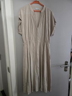 Beige overhemd-jurk van het merk Bodyflirt-Bonprix, Maat 48