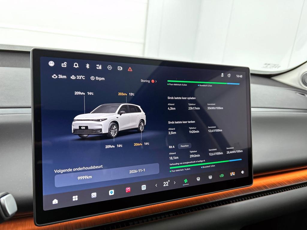 Leapmotor C10 design reev (hybrid) 28.4 kwh | black interieur | stoel-koeli
