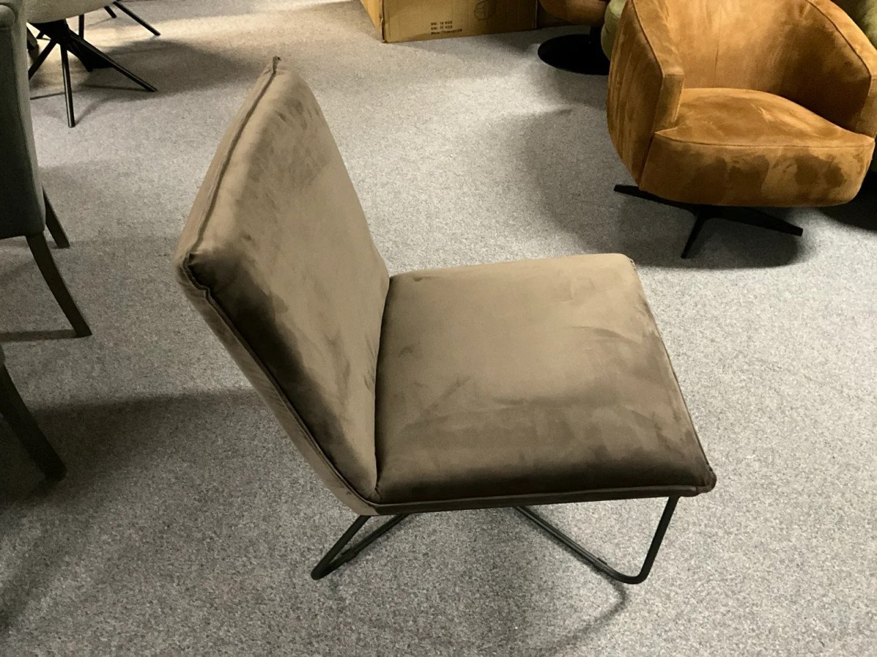 2 x stoffen fauteuil Nieuw in verpakking