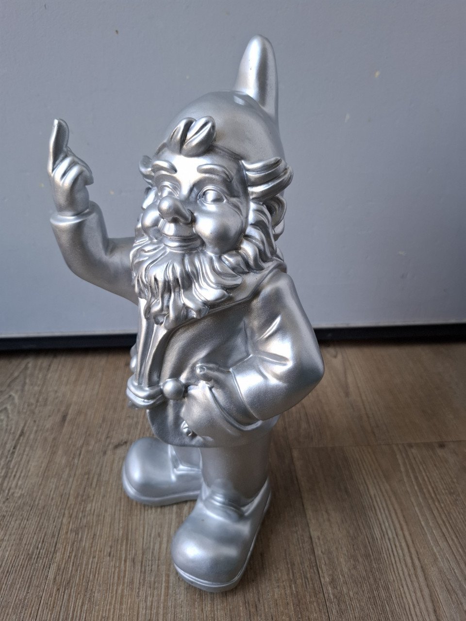 Tuinkabouter zilver