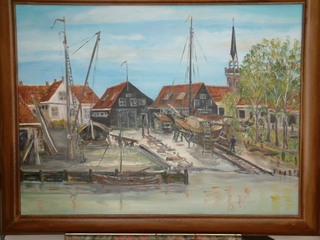 Schilderijen Jac caljouw  Arnemuiden