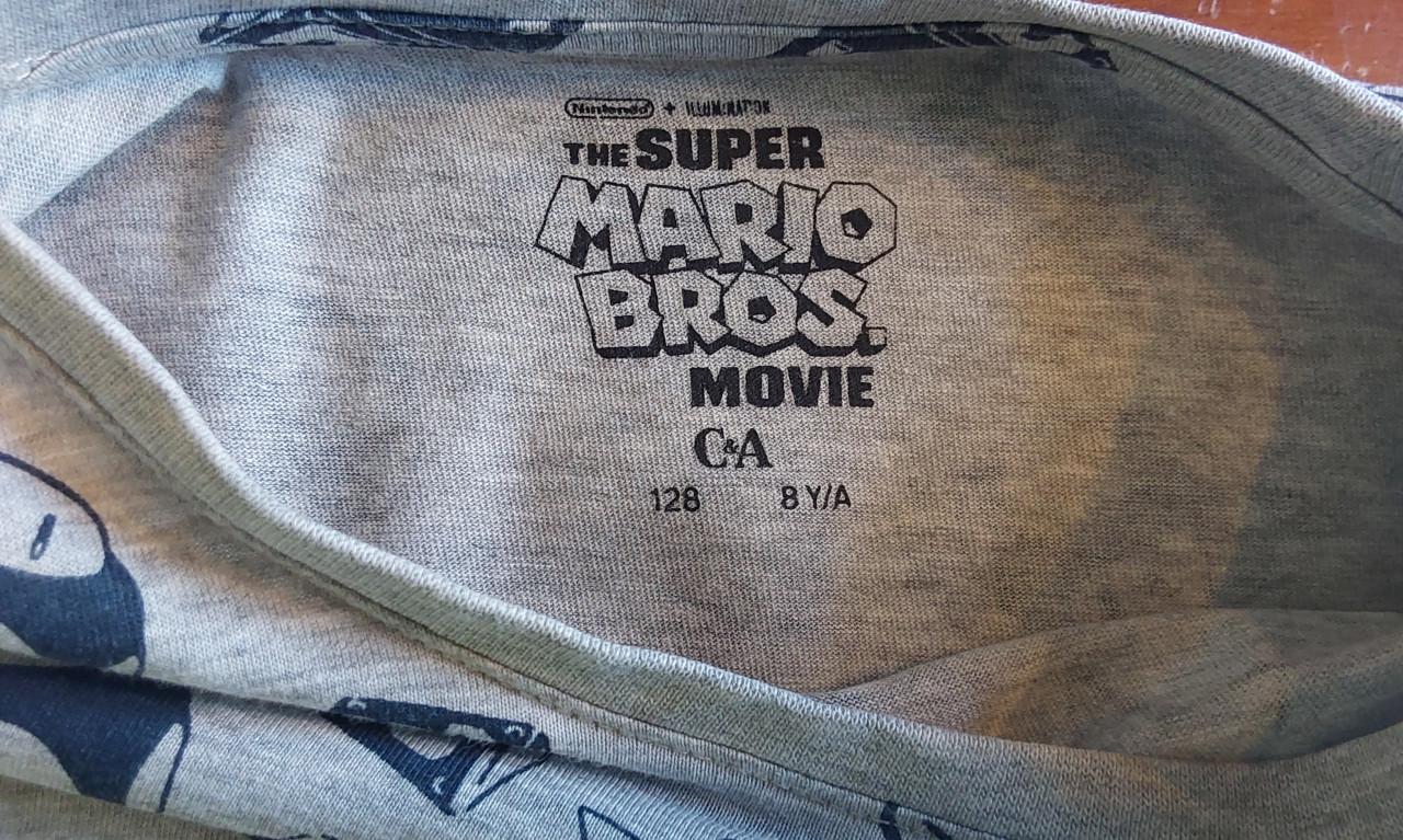T-shirt van The Super Mario Bros Movie van het merk C&A in maat 128