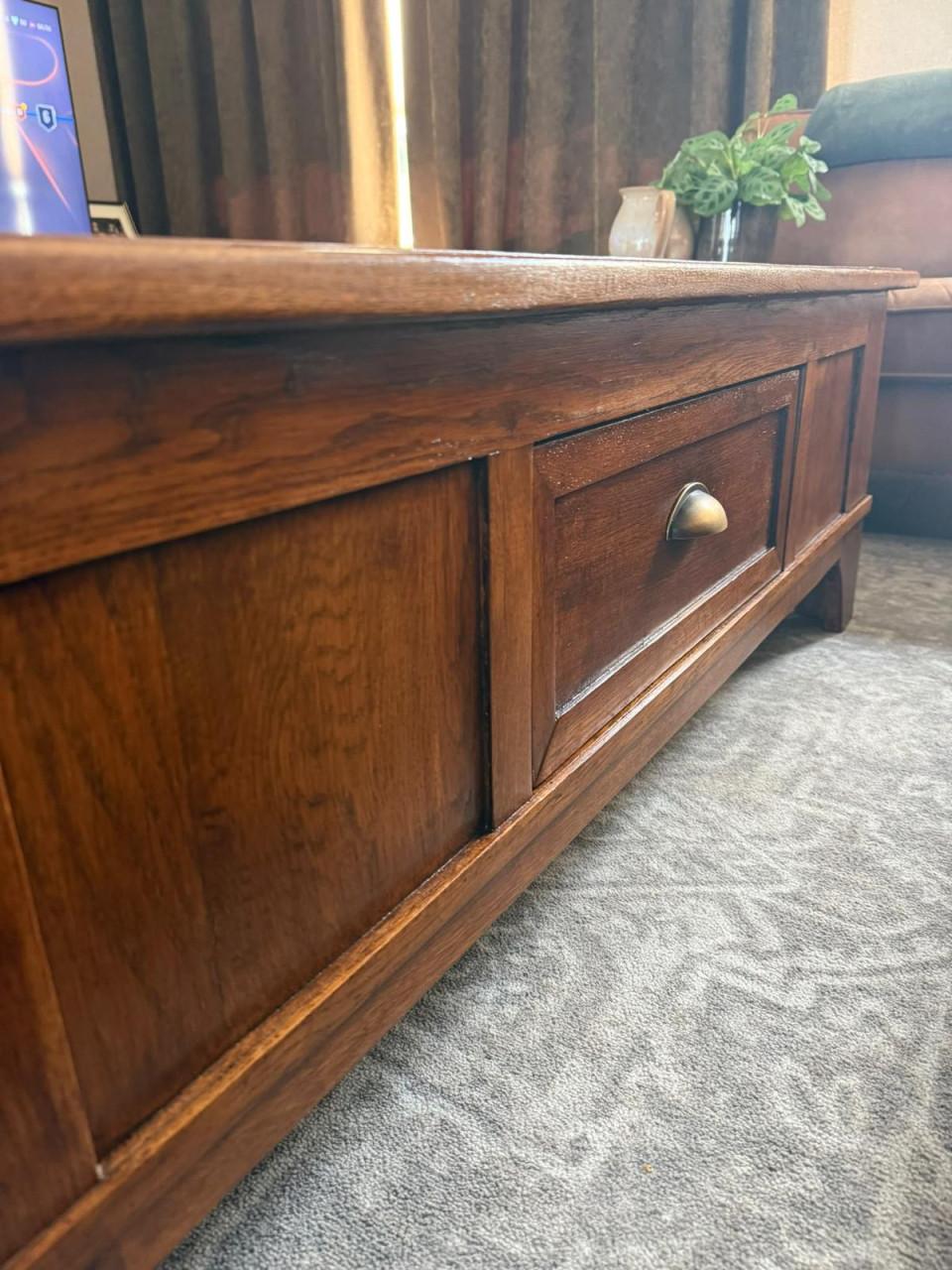 Prachtige Massief Eiken Salontafel | 135 x 75 cm | Tijdloos & Robuust