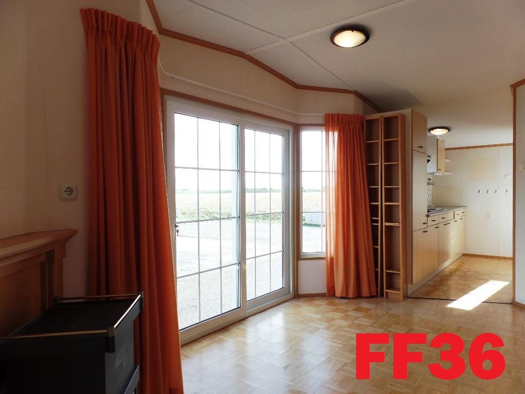 Diverse modellen Arcabo chalets met 2 slaapkamers en dubbel glas voorradig