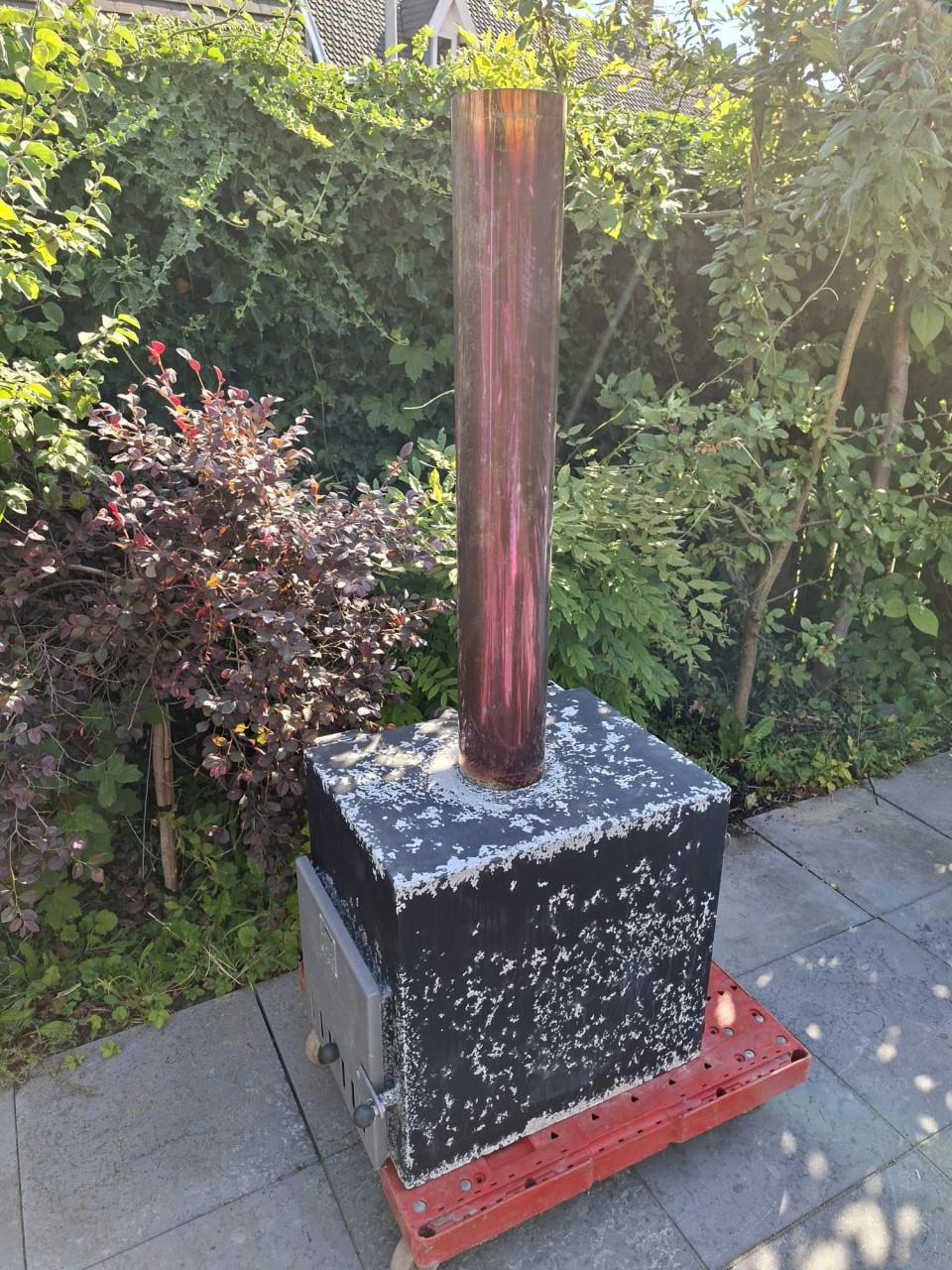 Houtgestookte hottub