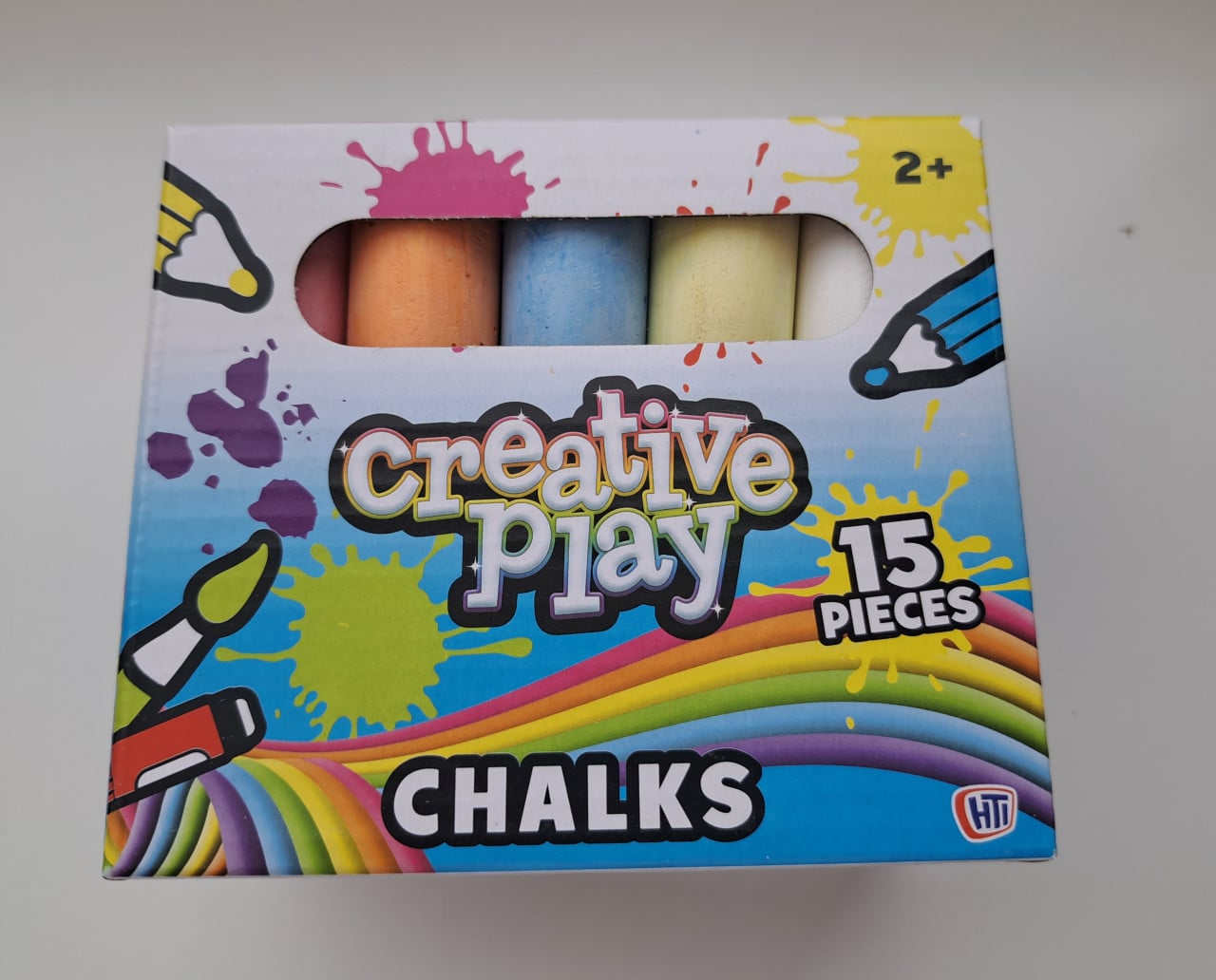 Speelgoed: stoepkrijt en loopy loops bal