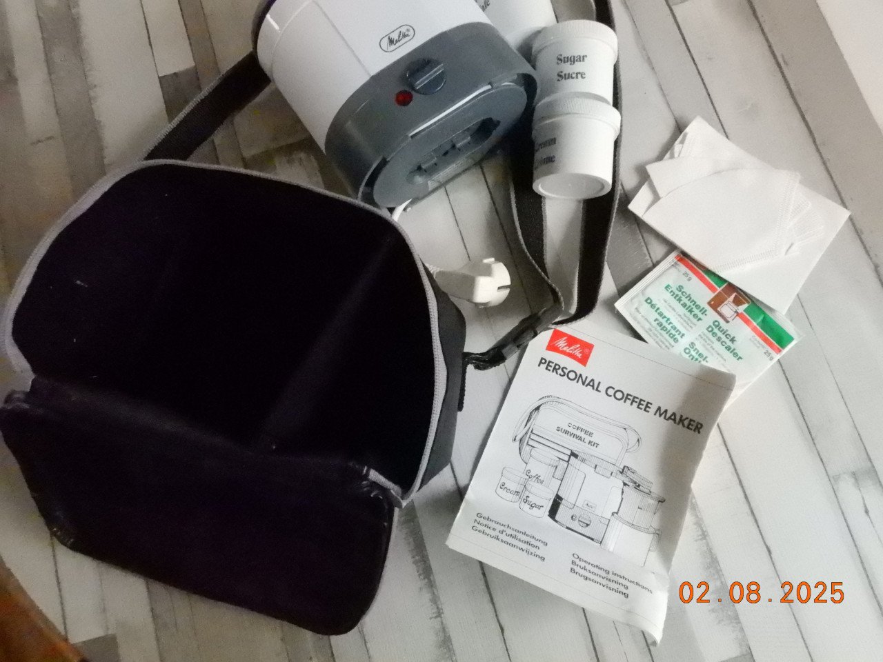 Kleine melitta koffiezetapparaat