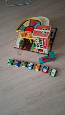 Vintage Fisher Price garage.