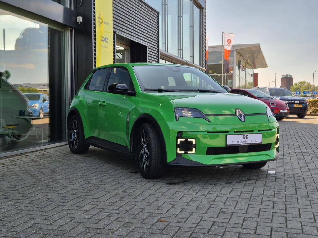 Renault 5 comfort range techno 52 kwh pack winter, v2g, navigatie, apple/an