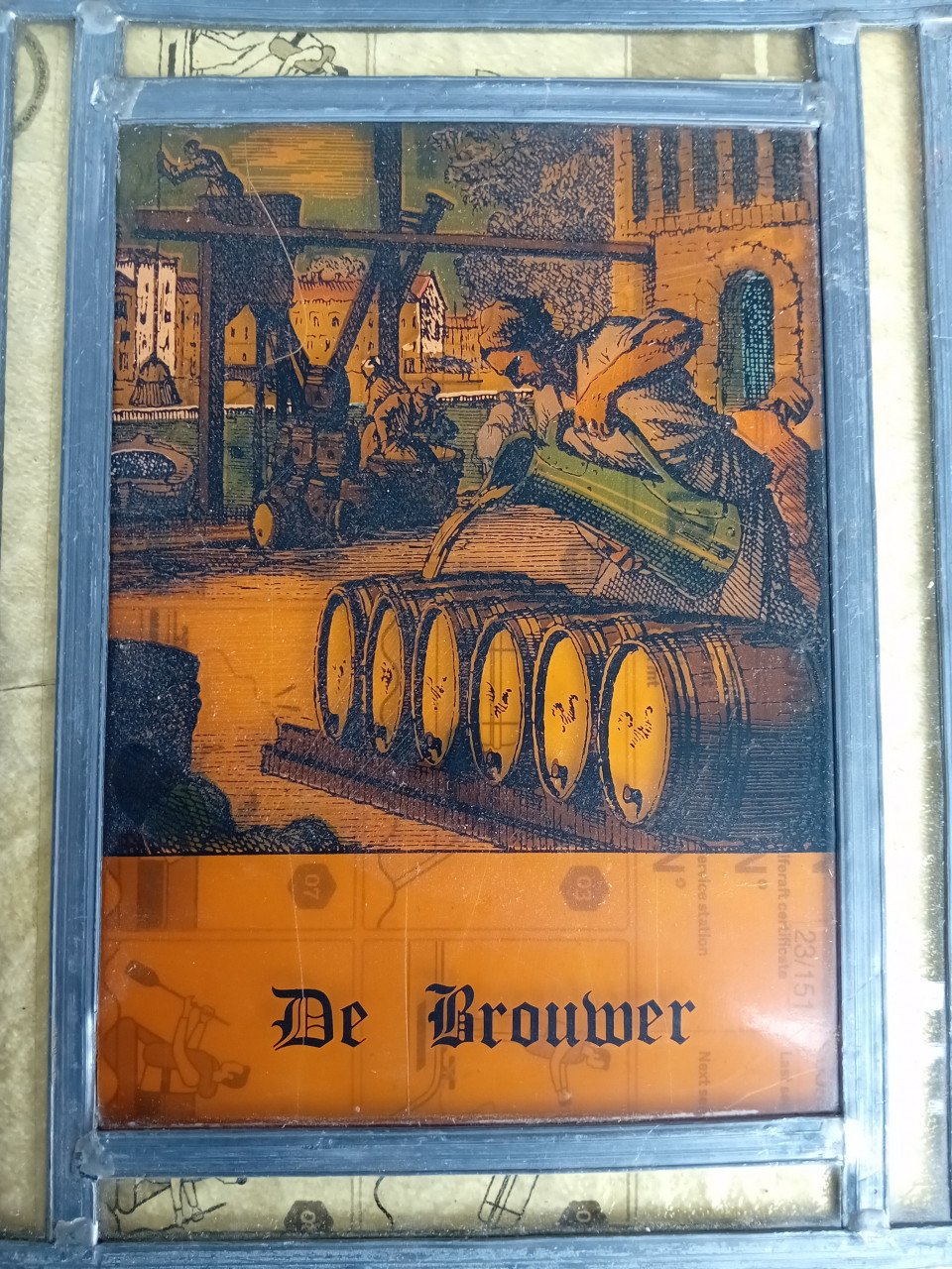 Glas inlood raamhanger