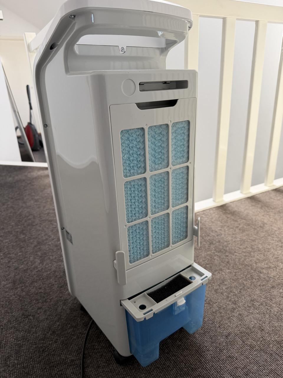 Ventilator met waterkoeling