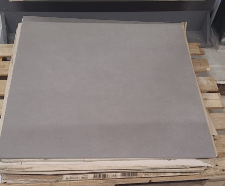3030-156 ca 7,9 m² taupe betonlook tegels, 75x75 cm, 3030-156, prijs per m²