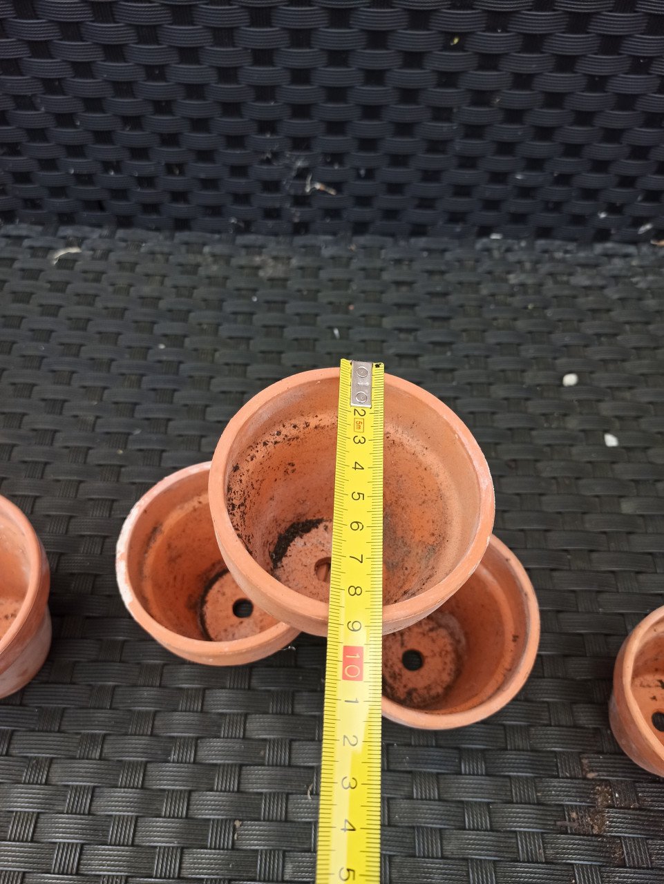 Bloempotjes (14x) terracotta
