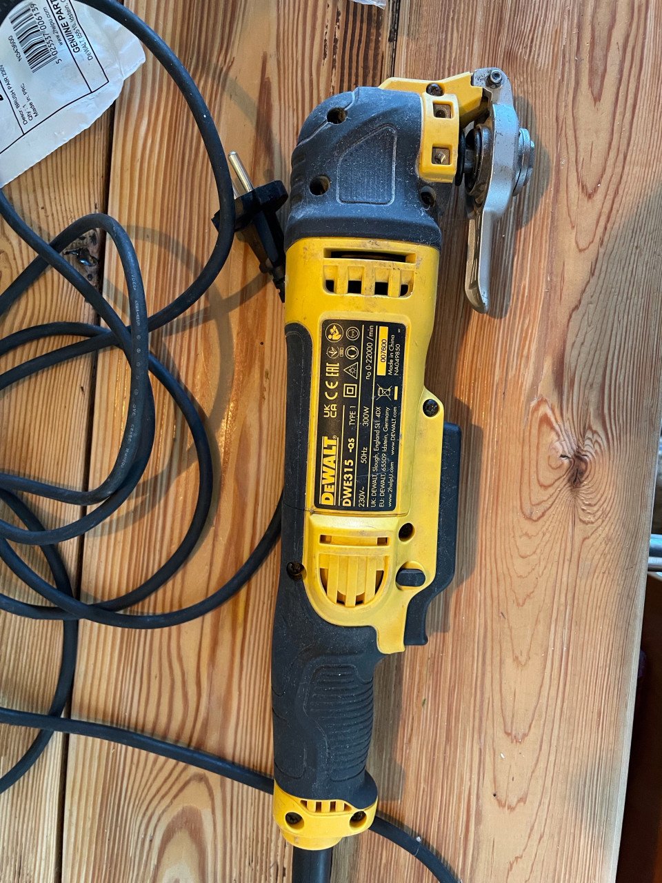 DeWalt multitool DWE315 KT