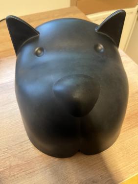 Voerbak (in de vorm van een hondenkop)