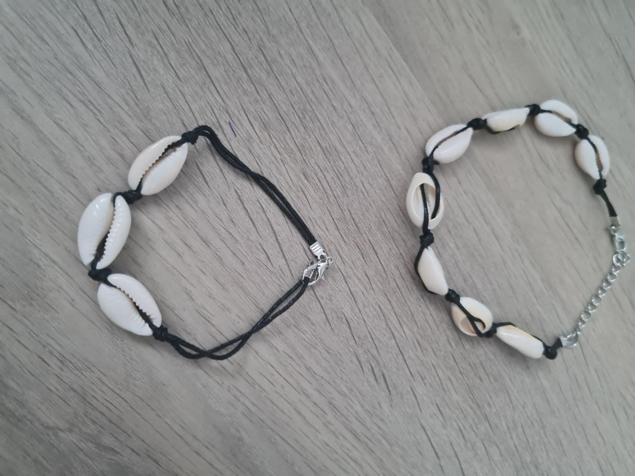 Schelpen armband en enkelbandje NIEUW!