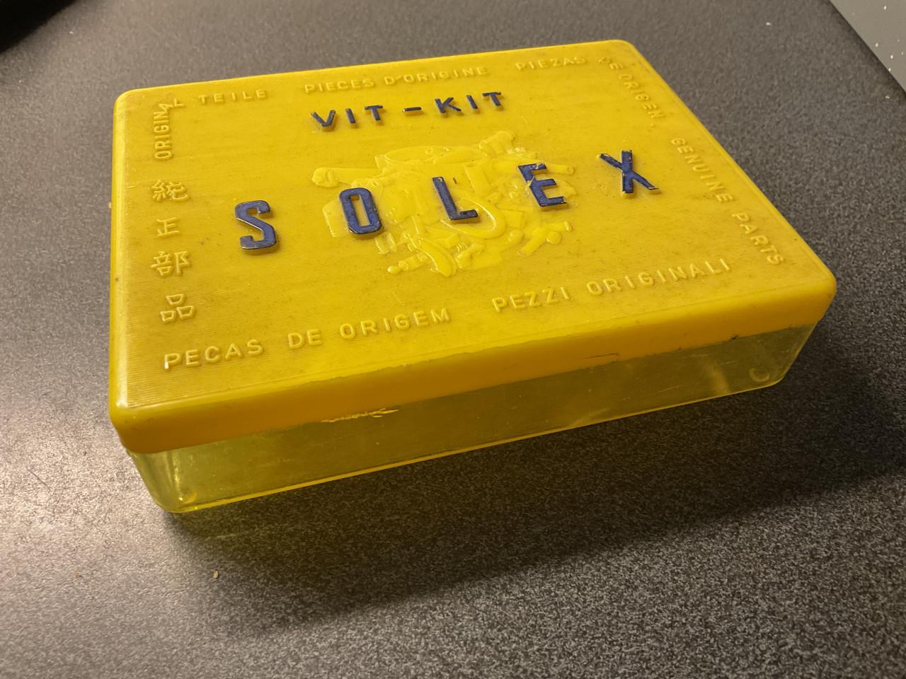 Vintage Solex carburateur doosje