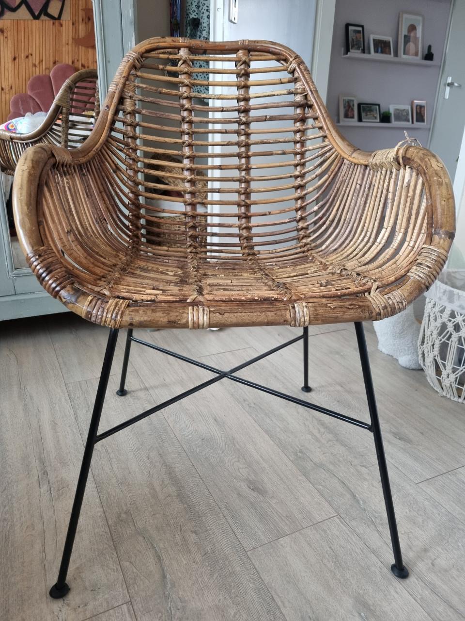Rotan stoel