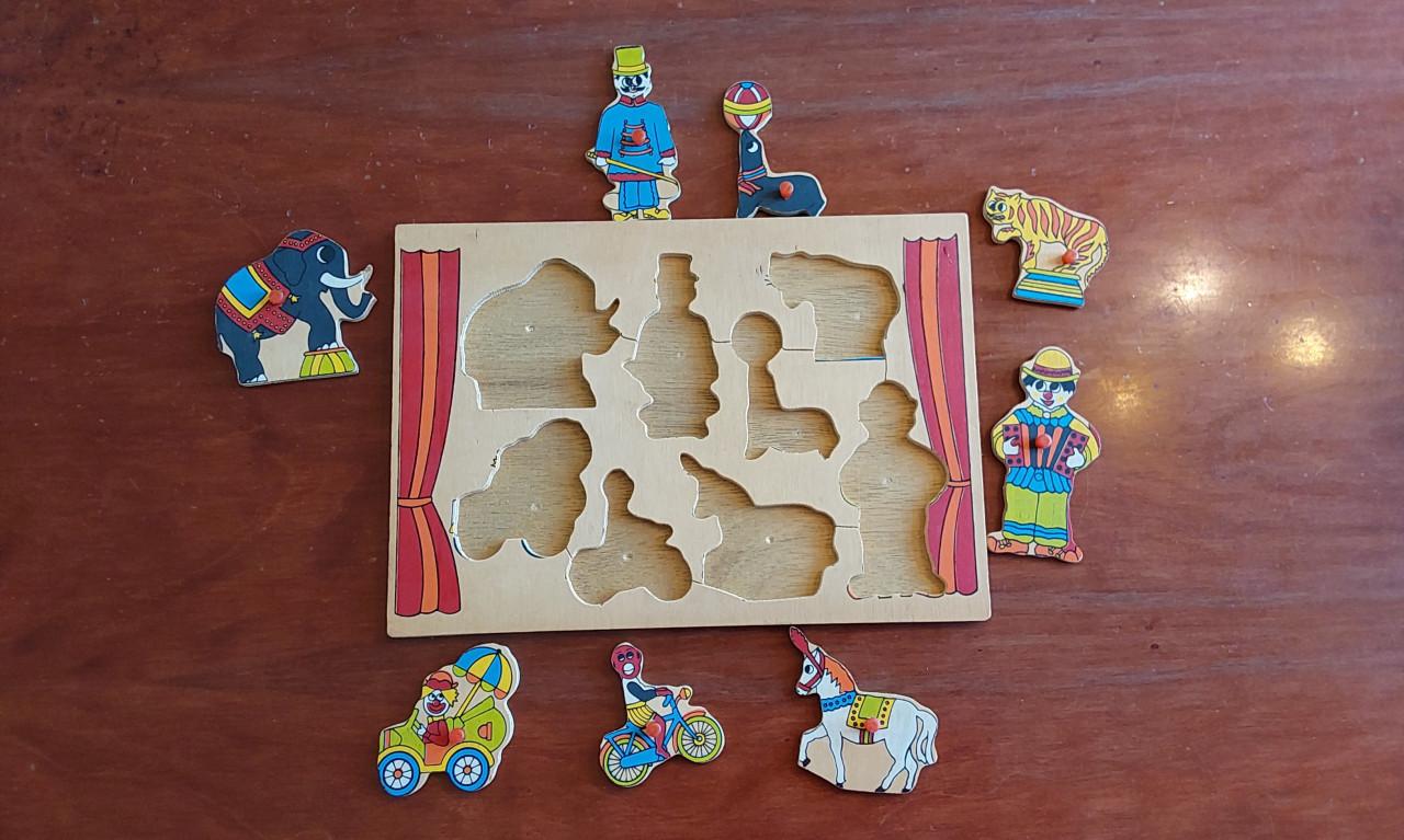 Puzzel van hout