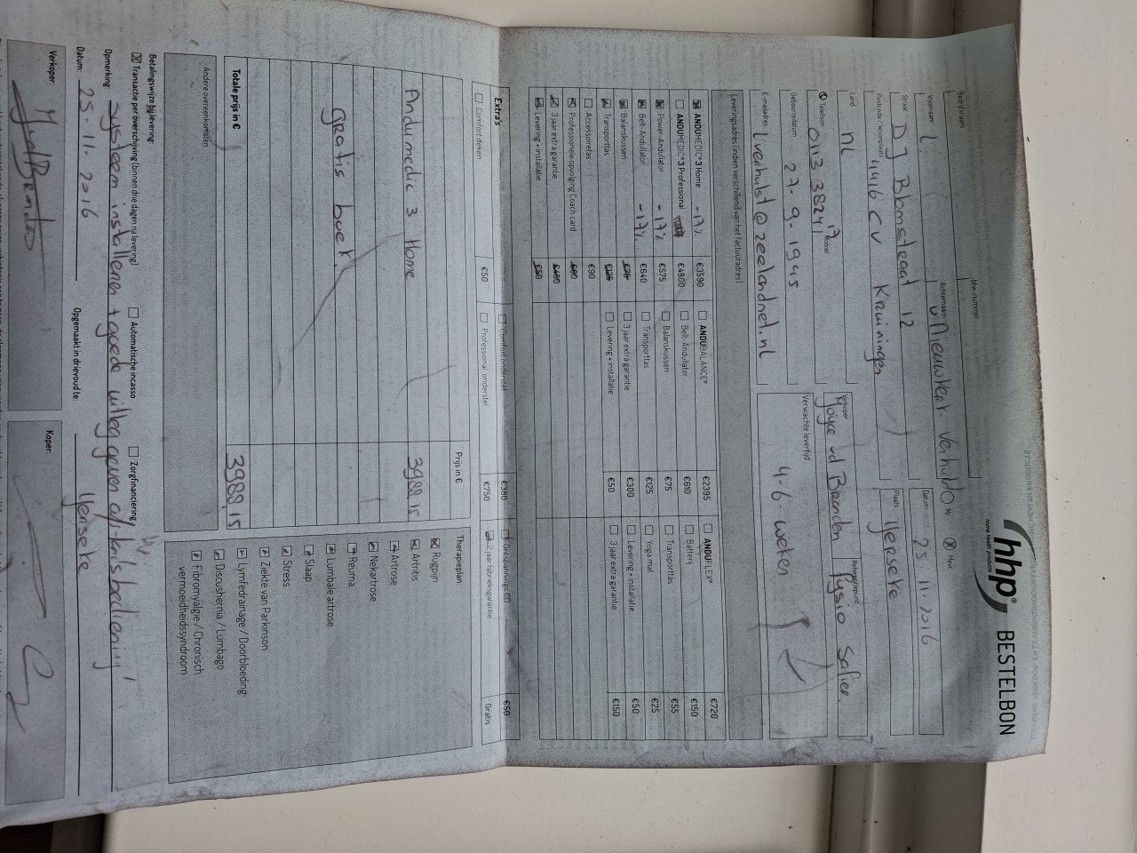 Masage matras