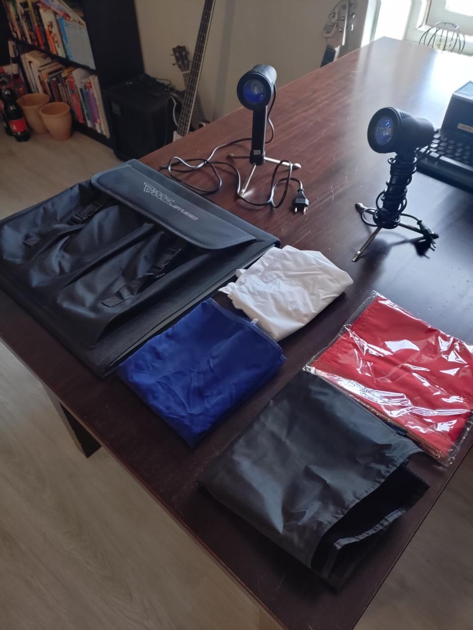 Productfotografie set fotostudio opvouwbaar