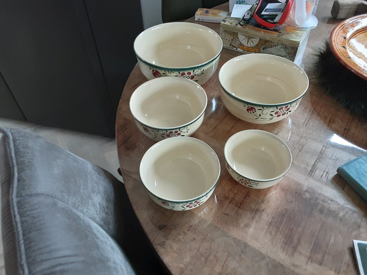 Set van 5 mooie schalen