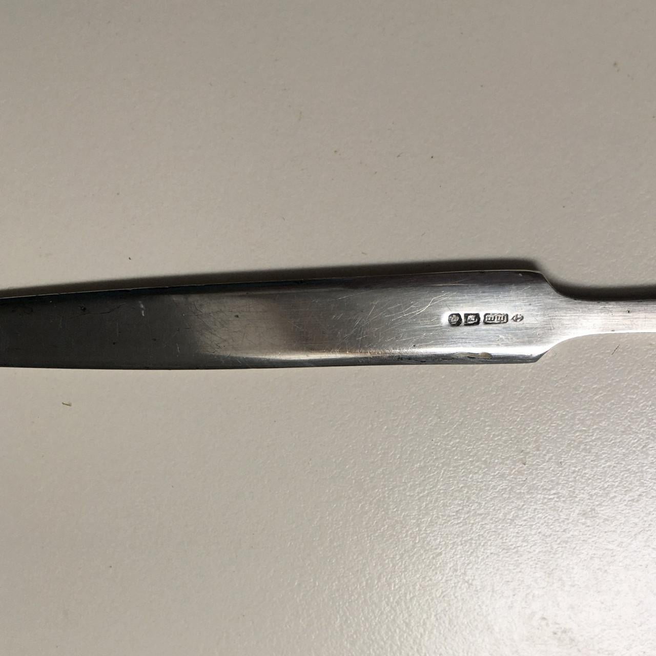 Antieke Zeeuwse zilveren briefopener 1920