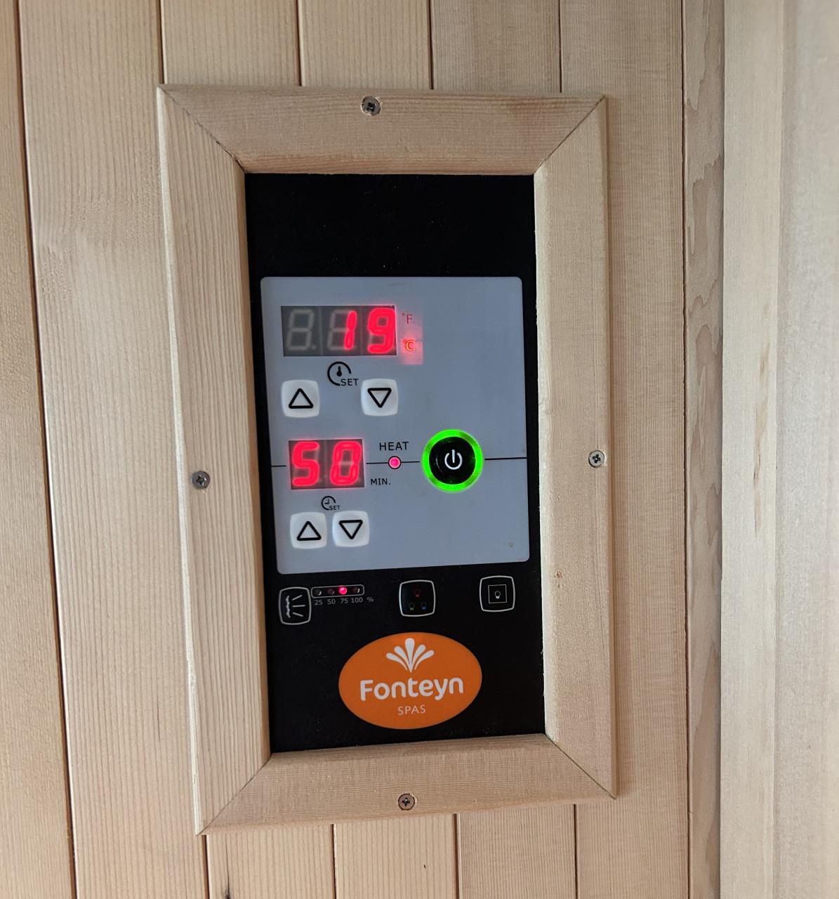 Fonteyn infraroodsauna / -cabine Levi 3 Exclusive FS