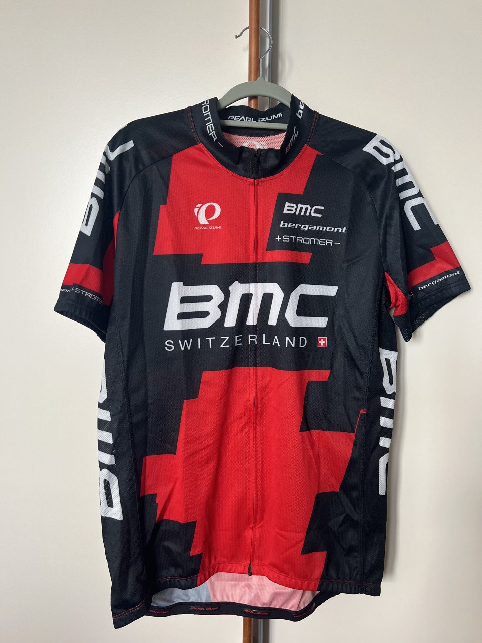 Pearl Izumi BMC heren fietsshirt korte mouw maat XL