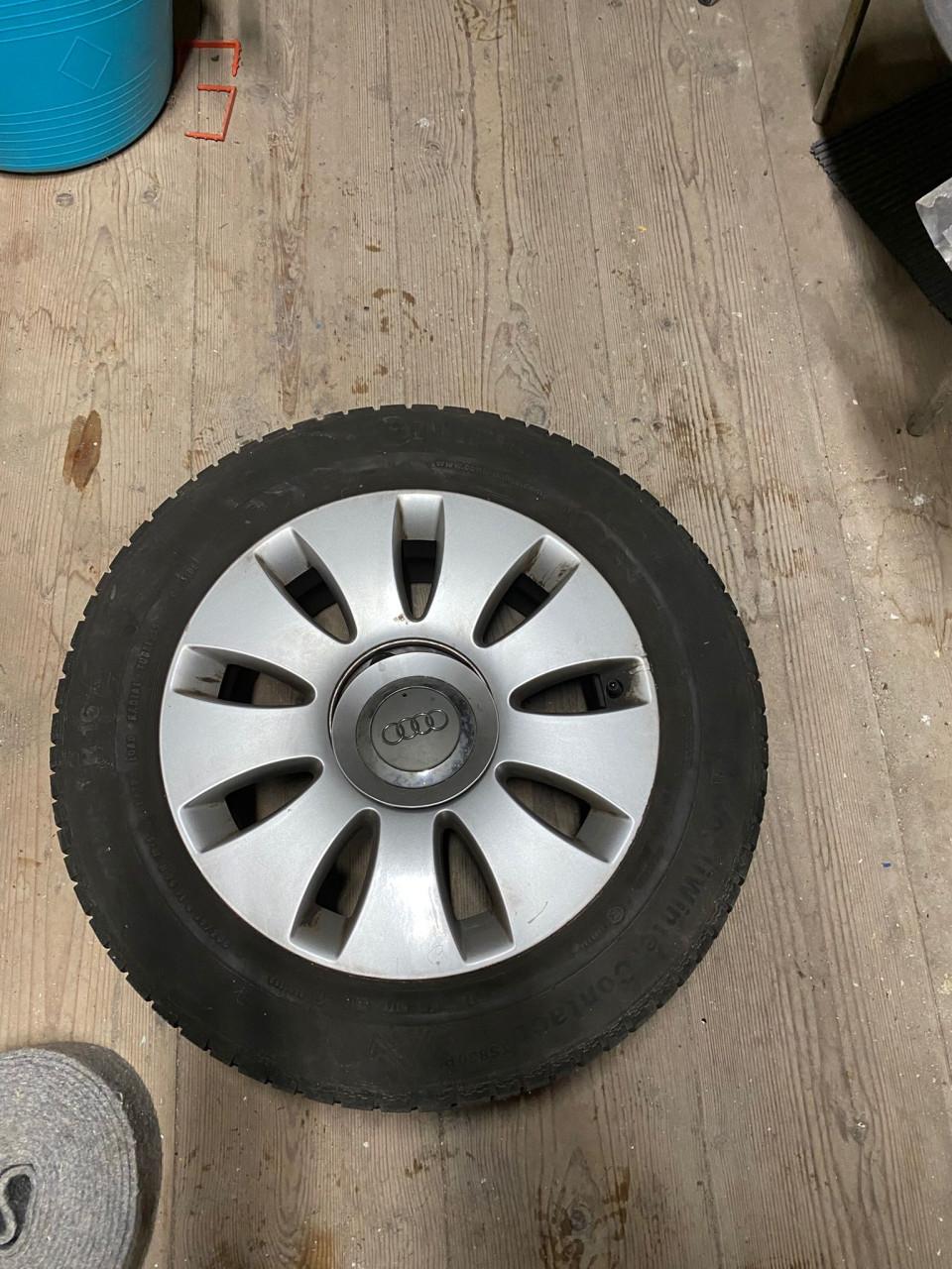 Audi velgen met winterbanden